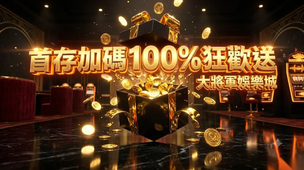 【首存優惠 100%】